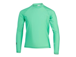 Manga Longa Rashguard Verde 7-8 Yearsspeedo