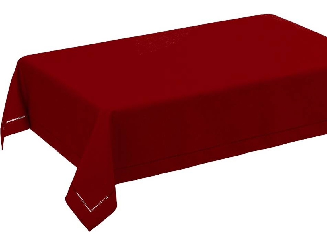 Toalha de Mesa LOLAHOME Clássico Vermelho (210x150 cm - Tela)