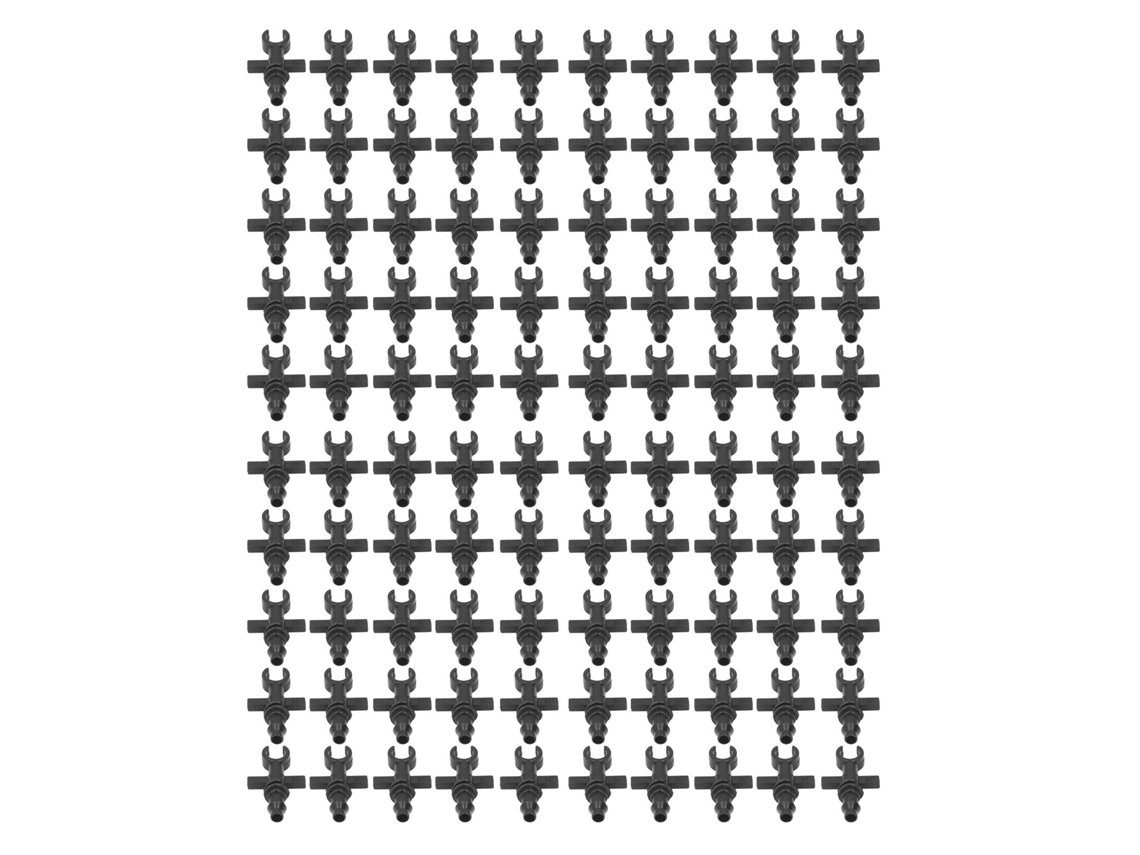 Kit com 100 Plugues de Ponta para Mangueira 4/7mm S/MARCA