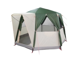 Conjunto 1 Barraca Familiar Vidaxl Verde Tafetá (320 X 320 X 203 Cm)