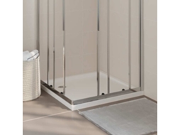 Vidaxl Base De Chuveiro Quadrada 80x80 Cm Abs Branco