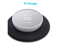 Substituição de placa de parede para termostato Nest, capa de silicone resistente ao desgaste