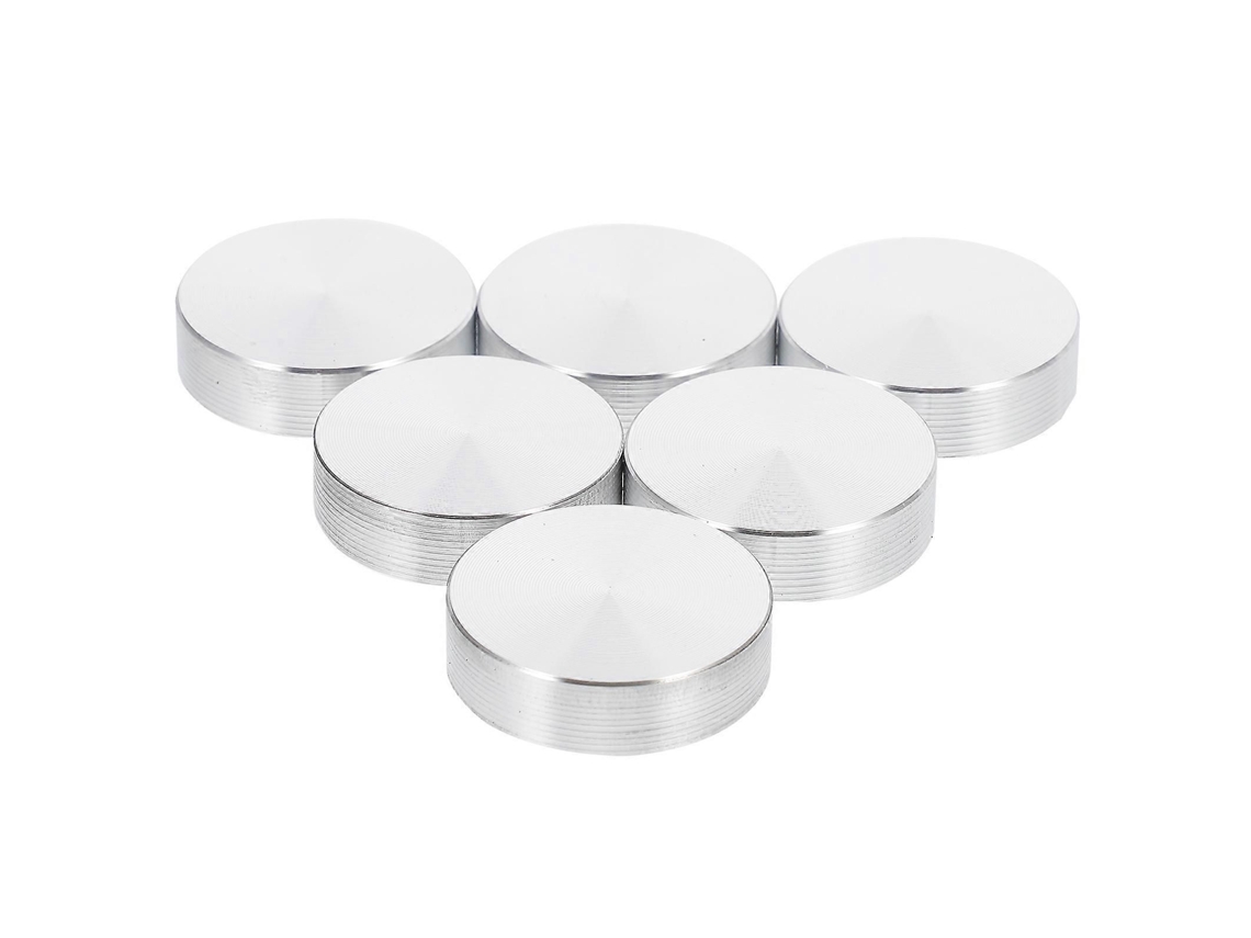 6 Discos De Alumínio Para Mesa De Vidro, Reforço De 30mm