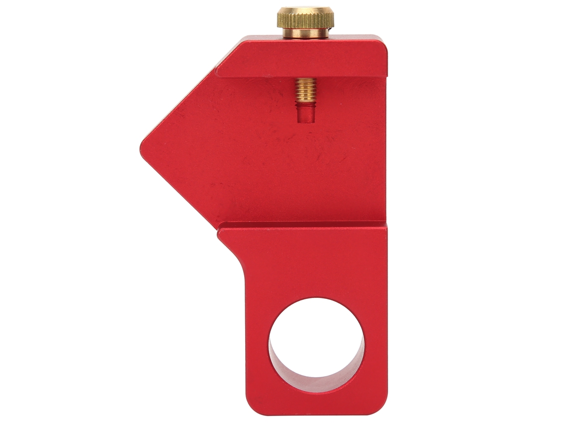 Ajustador De Posição De Régua Para Marcenaria Localizador De Risco Bloco Fixador Limitador Ferramenta Geral Vermelho