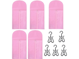 Bolsa organizadora para extensões de cabelo, incluindo extensões de cabelo não tecidas.