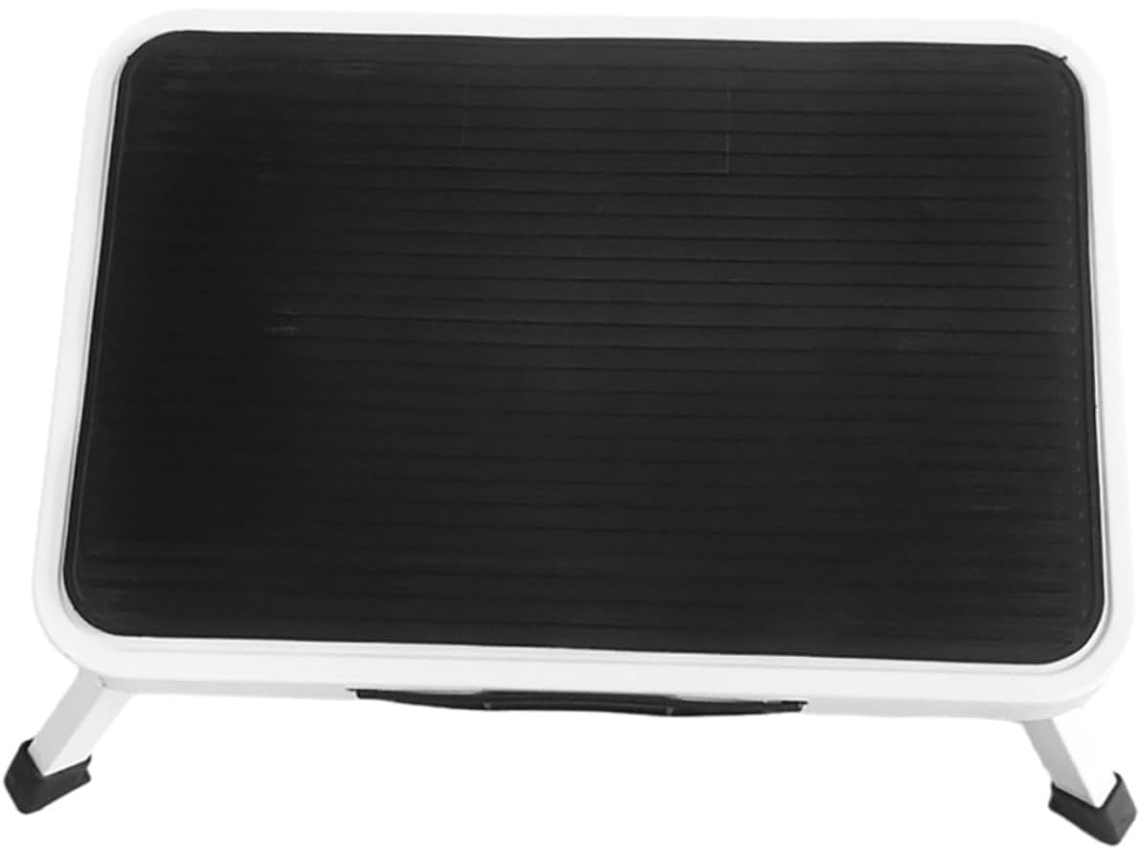 Banqueta Dobrável de Metal, Portátil e Antiderrapante, para Alcançar Lugares Altos na Cozinha Ou no Banheiro. SFUSHOS