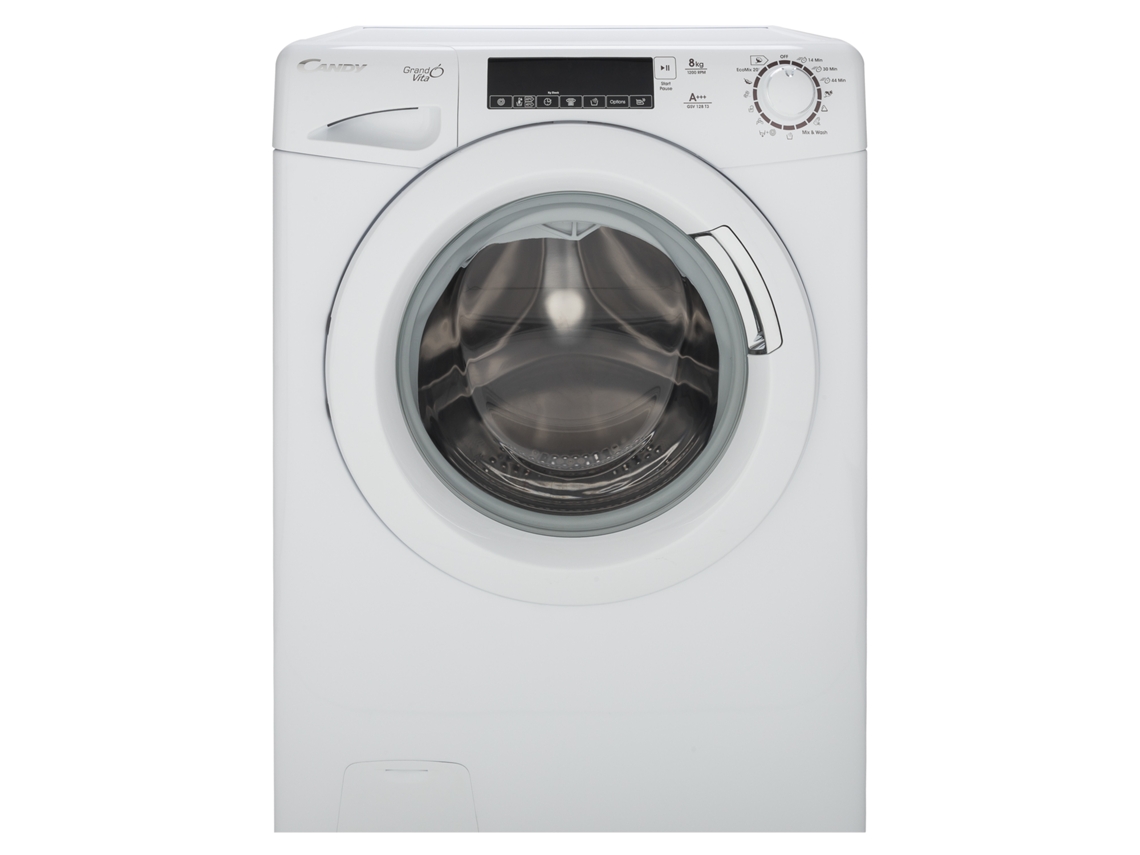 Máquina de Lavar Roupa CANDY GSV 128 T3/1 (8 kg - 1200 rpm - Branco)
