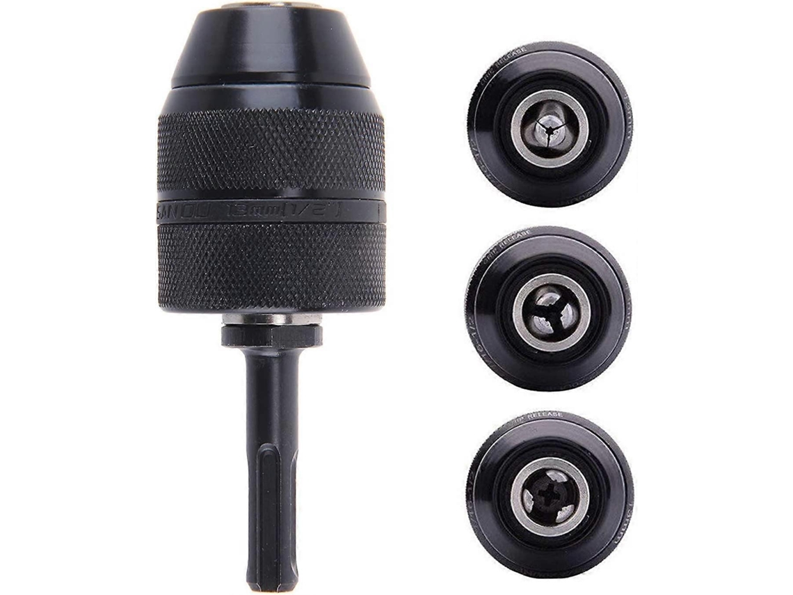 Adaptador SDS Plus Mandril Sem Chave, 13mm, Liberação Rápida, Profissional, 1/2 20UNF | S/MARCA