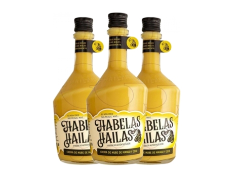 Licor Creme HABELAS HAILAS Nube de Mango y Coco (0.7 L - 3 Unidades)