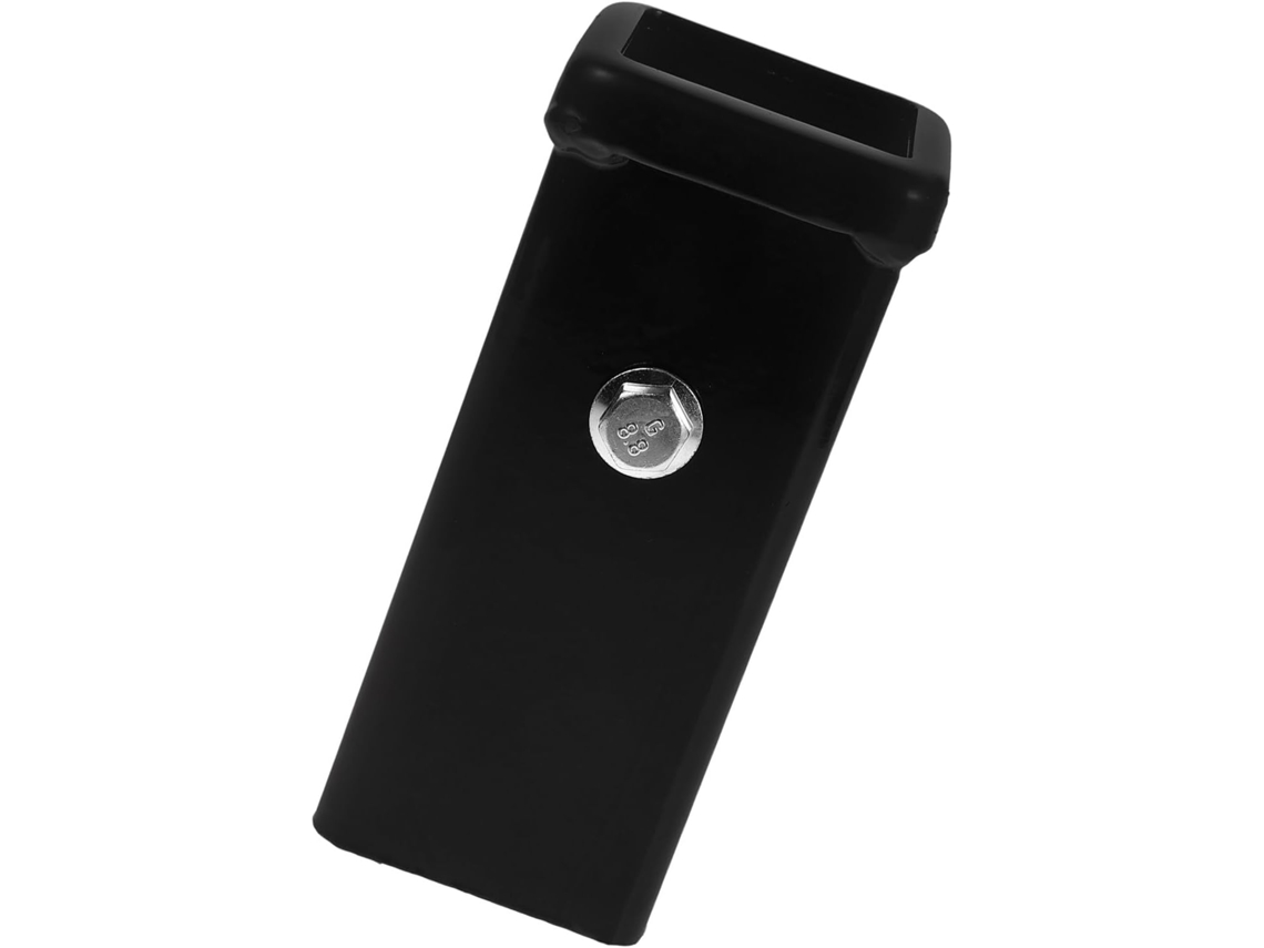 Receptor tubular soldado vermelho com proteção contra corrosão.