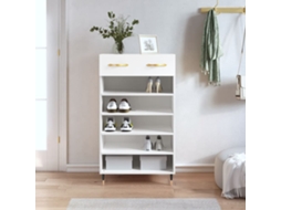 Vidaxl Sapateira 60x35x105 Cm Derivados De Madeira Branco