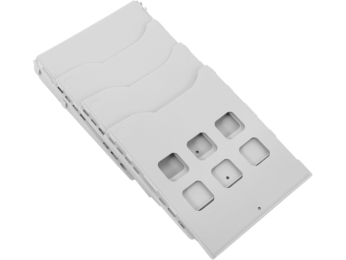 Suporte De Documentos De Parede Em Plástico Branco Multicamadas De Grande