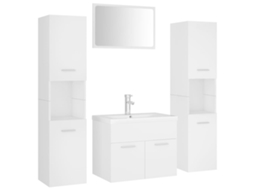 Bathroom Furniture Set, Bathroom Furniture Sets Vidaxl Branco Madeira Processada (60 X 38.5 X 46 Cm)