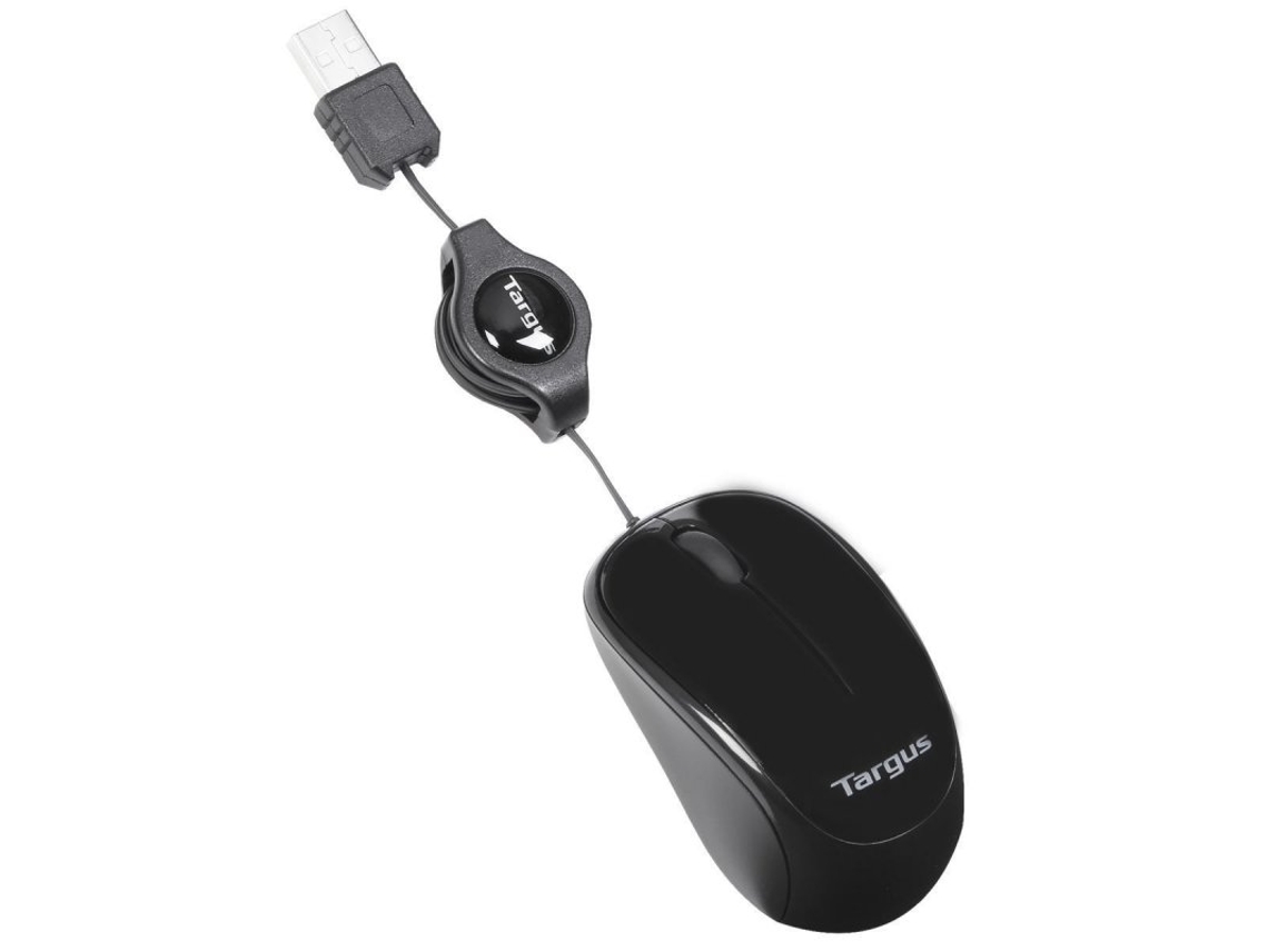 Mouse Usb Retrátil Targus Amu75eu 1000dpi Pretovayotoy
