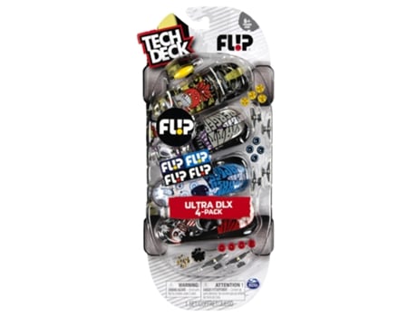 Fingerboard Flip Tech Deck Pack de 4 Ultra DLX