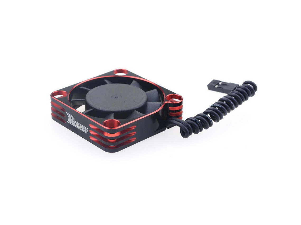 Ventoinha de Alumínio Surpass Hobby Rocket Laranja de 40 Mm, 16.000 Rpm, para Motores 4068 e 4092, Esc, Peças para Carros Rc 1/8 e 1/10. MDUG