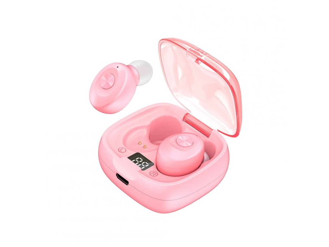 Auriculares Bluetooth True Wireless Xg8 Display Digital Estéreo 5.0 Redução de Ruído Rosa
