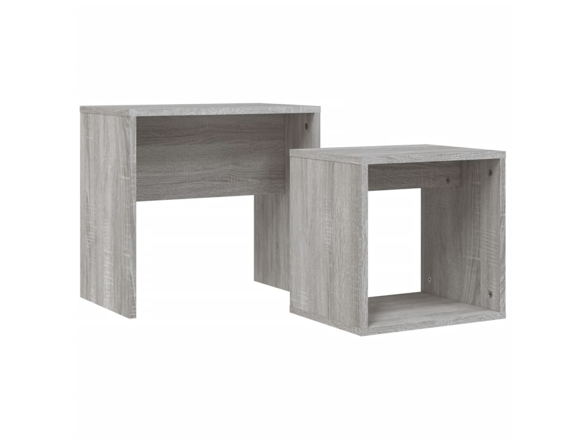Nesting Coffee Table, Nesting Coffee Tables Vidaxl Cinzeto Madeira Processada (n/a)