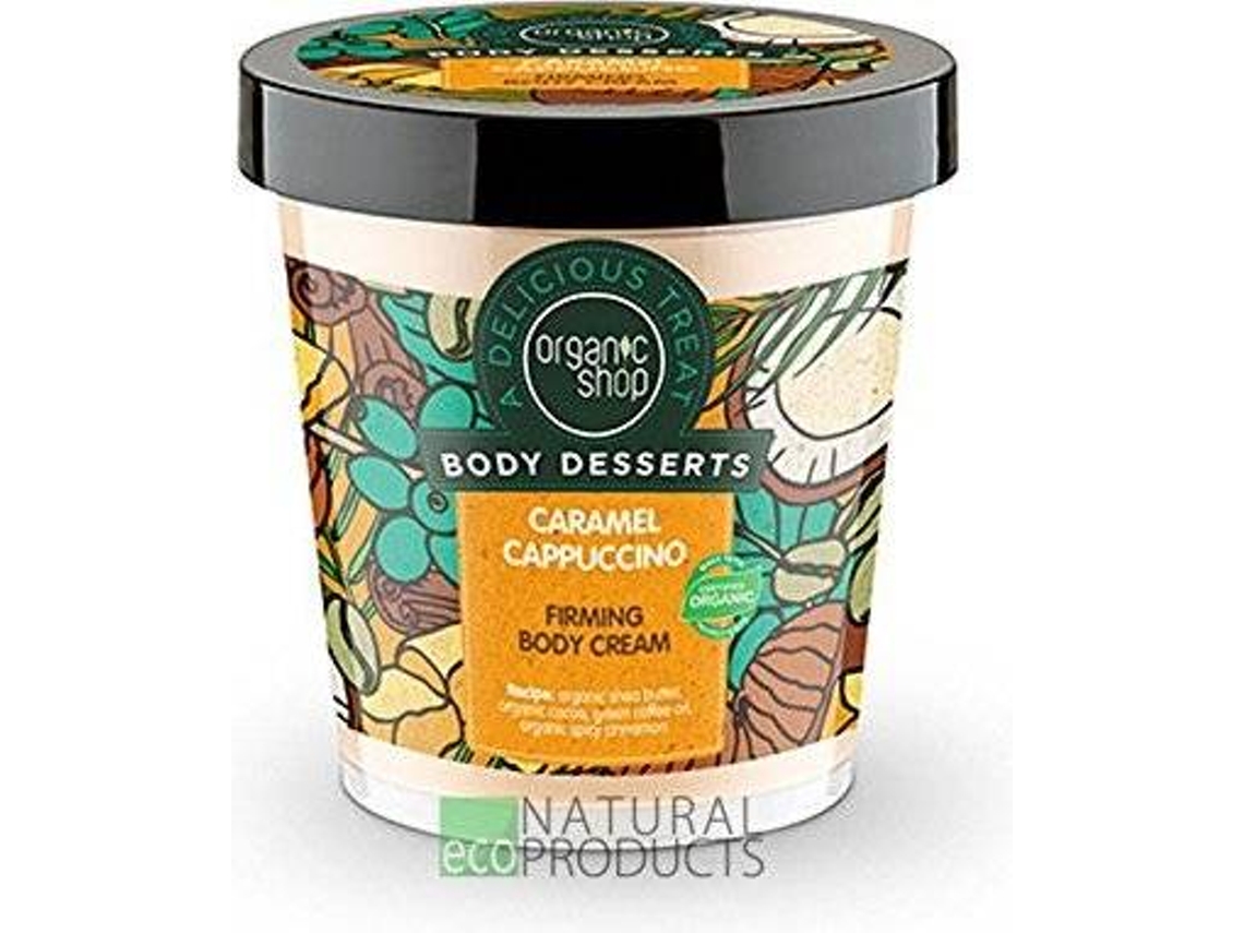 Creme Corporal ORGANIC-SHOP Firming  Caramel Cappuccino (450ml)