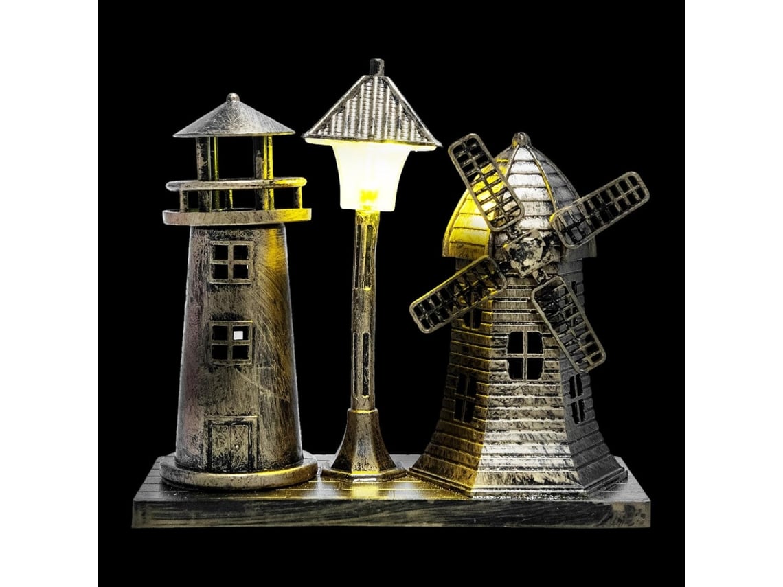 Luminária Noturna Vintage Cm de Metal para Escritório. SFUSHOS