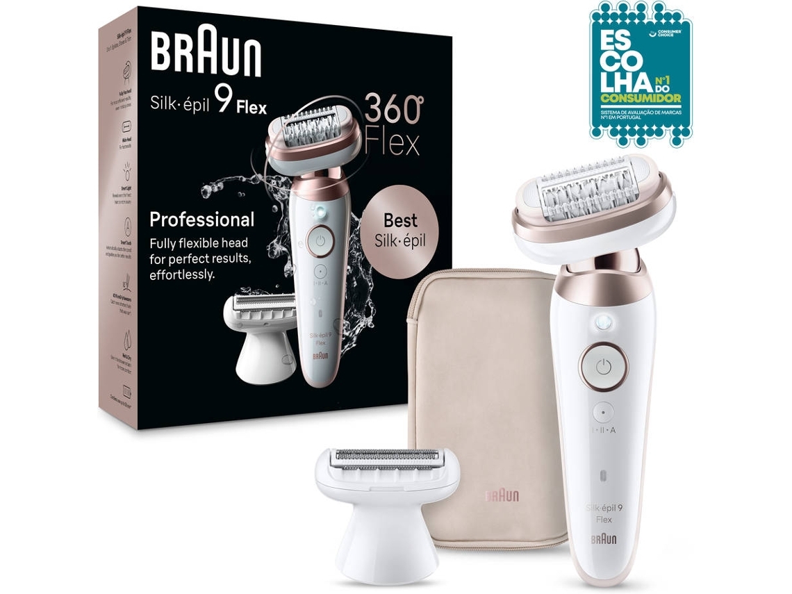 Depiladora BRAUN Silk Épil 9030 Skin&Spa (Outlet Caixa Aberta - Arranque - Multi-zonas - Recarregável)