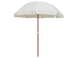 Garden Parasol, Garden Parasols Vidaxl Bege Tecido (240 Cm)
