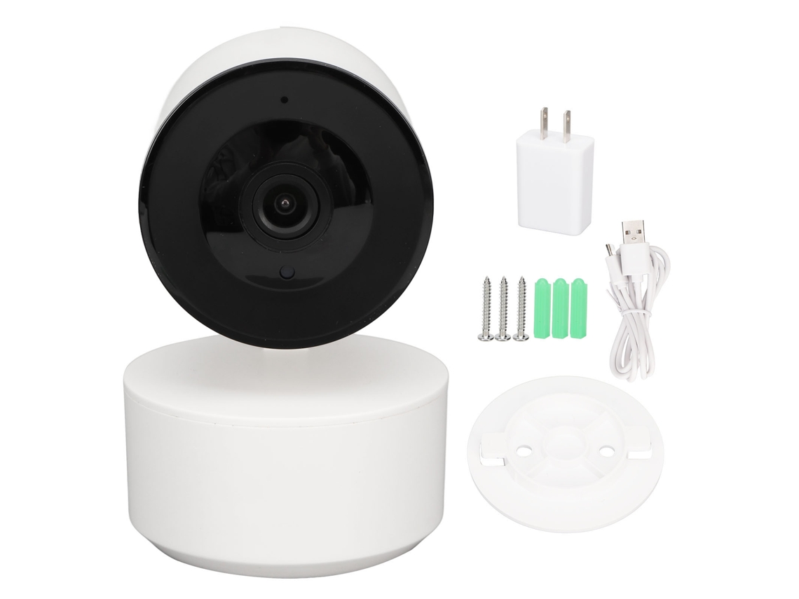 Câmera De Segurança Wi-fi 2048p Hd Com Detecção Automática Movimento Para Bebês, Idosos E Animais Estimação. Compatível Plugues 100v 240v (p
