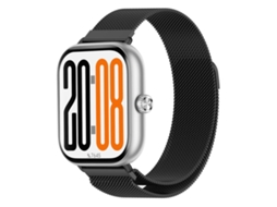 Bracelete para Honor Watch X5 Aço Inoxidável Milanês Magnético Preta XIAOMOYU