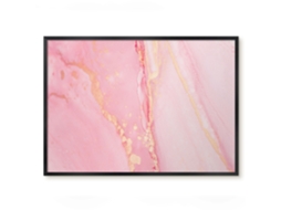 Quadro magnético de parede com ondas sutis para o quarto Espelharte (70x50 cm)