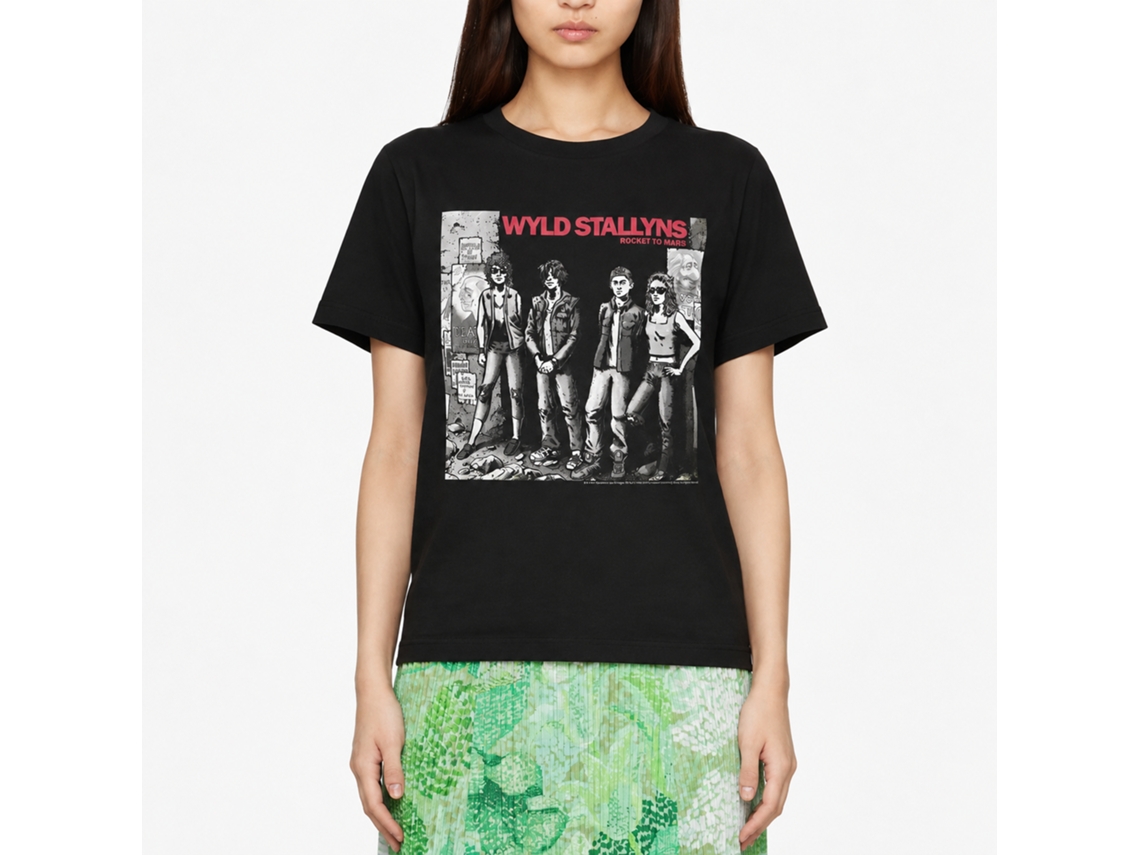 Rockinstone Bill And Ted Wyld Stallyns Black Adult T-shirt Size:xxl