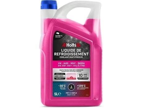 Líquido Refrigerante Holts Hafr0006b Dedicado Vw Audi Seat Skoda G12 G12  G12  G13  Tl 774g 5l Bico