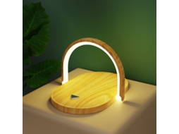 Carregador Sem Fio De Recarga Rápida De 15 W Luz Do Suporte Para Celular, Luz Noturna Criativa 3-em-1 Do Suporte Para Celular, Adequad