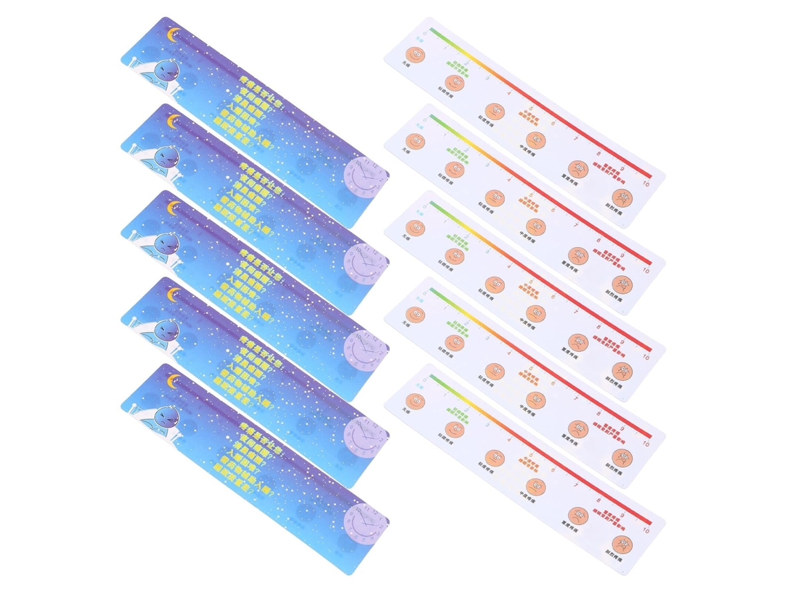 Conjunto De 10 Ferramentas Portáteis Para Medição Da Dor Com Marcações