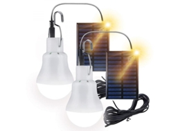 2026 lâmpada Led Solar para Abrigo, 2 Peças Lanterna Portátil Usb, 110 Lúmens Luz de Camping Interior Exterior 2 Unidades