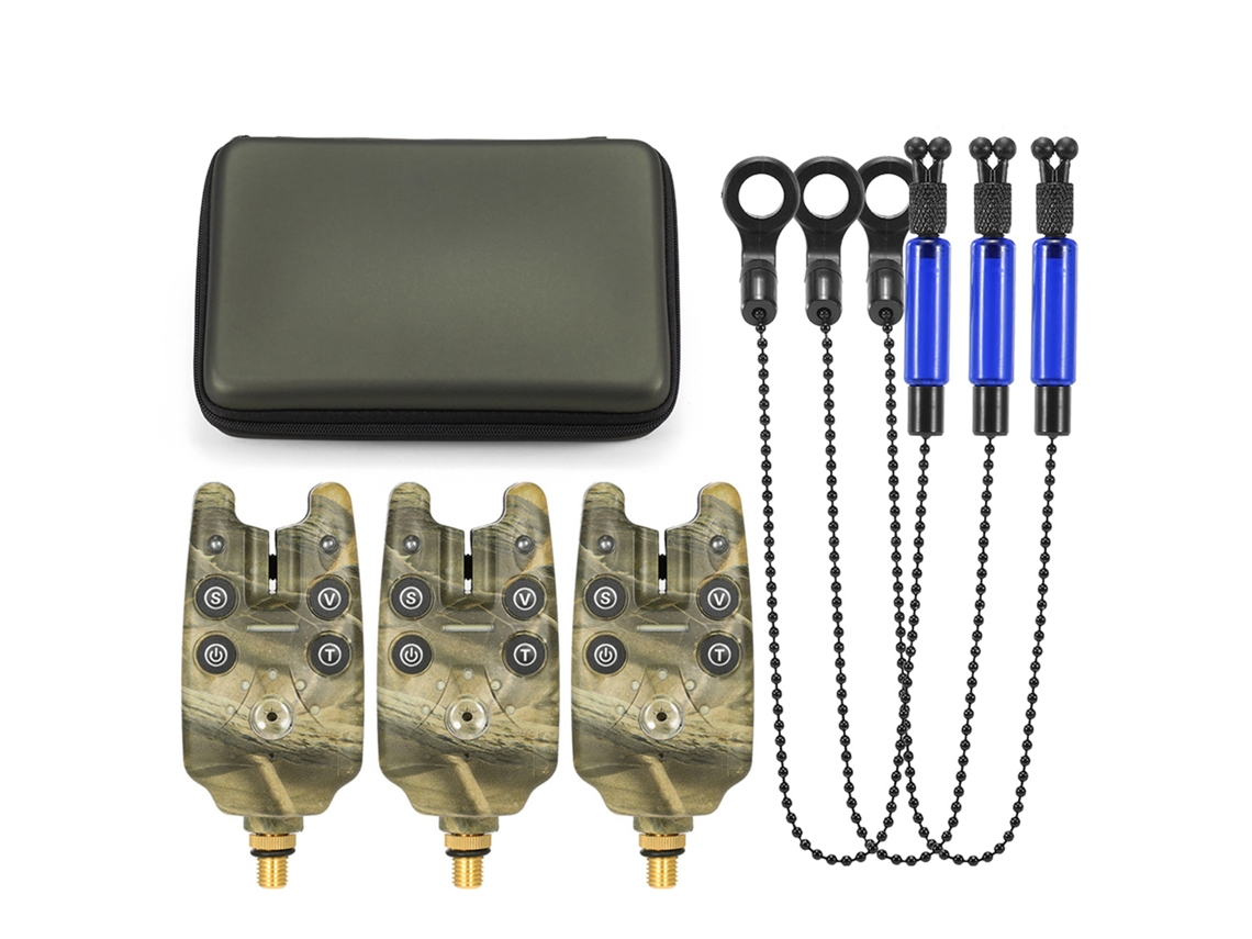 Kit Alarme Pesca Digital com Caixa Zipper