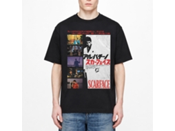 Rockinstone Scarface Movie Jpn Cover Black Adult T-shirt Size:xxxl