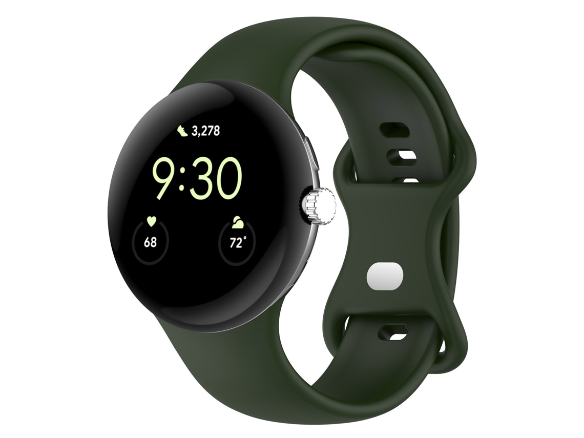 Bracelete Em Silicone Para Google Pixel Watch 5 45mm (verde)