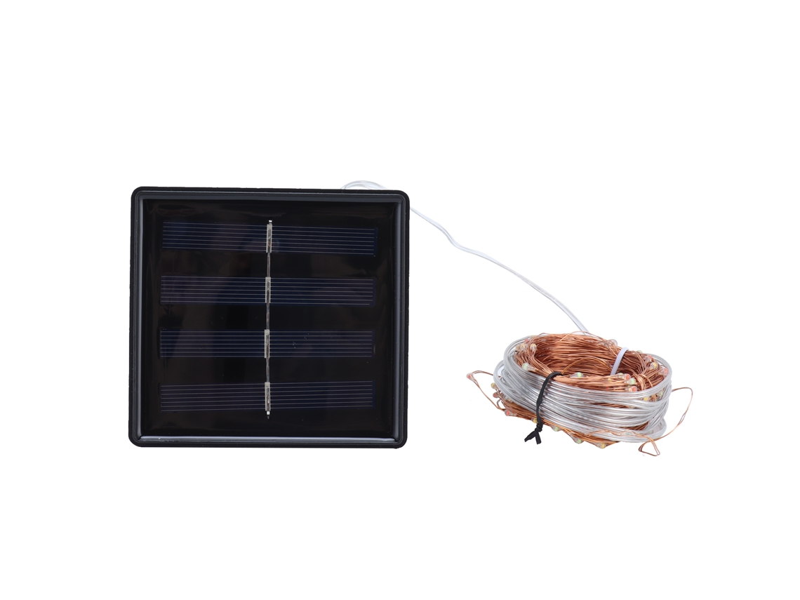 Lâmpada Solar de Parede com 100/120 LEDs com Sensor PIR IP65 para Jardim S/MARCA