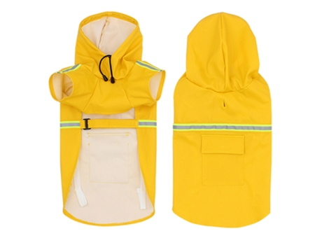 Capa de Chuva para Cães com Chapéu Poncho Confortável e Impermeável NEVEANCE