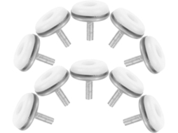 Kallory Conjunto De 10-niveladores Ajustáveis Para Pés Móveis, Ideais Para Armários, Camas, Cadeiras, Mesas E Vitrines