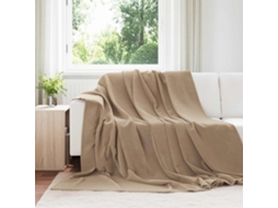 Vidaxl Manta Camelo 240 X 270 Cm 1.69 Kg Lã