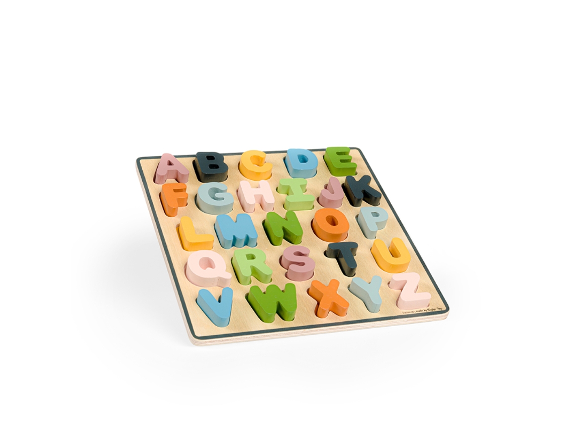 Quebra Cabeça Abc Com Letras Maiúsculas Da Bigjigs