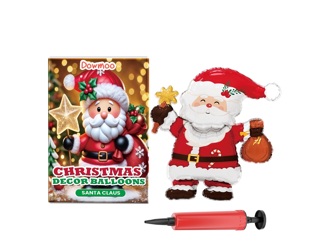 Balão Papai Noel Decoração Natalina Worten