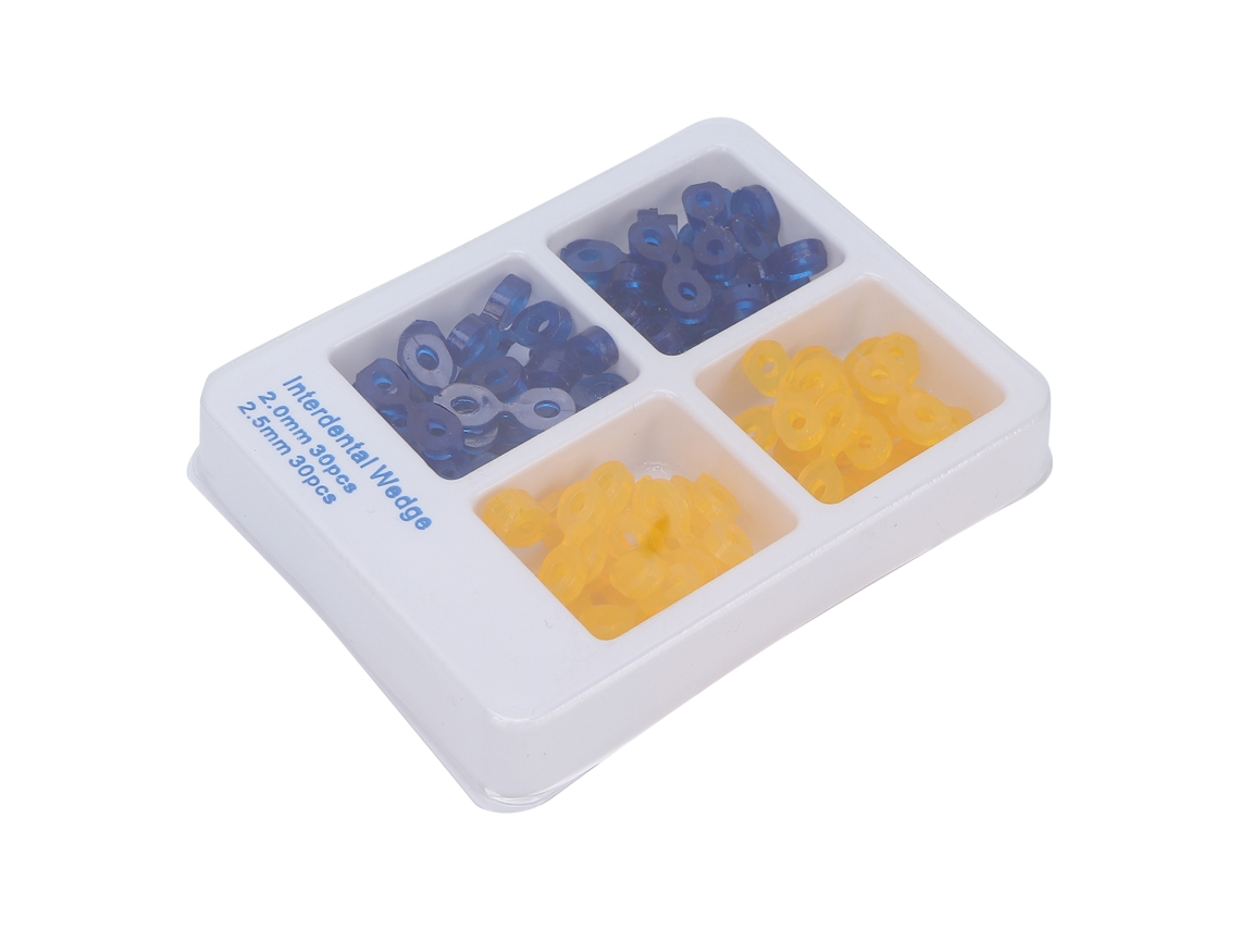 KOFIHETY Cunhas De Silicone Dentais Elásticas, Acessório Para Fixação Profissional, 60 Unidades Por Caixa