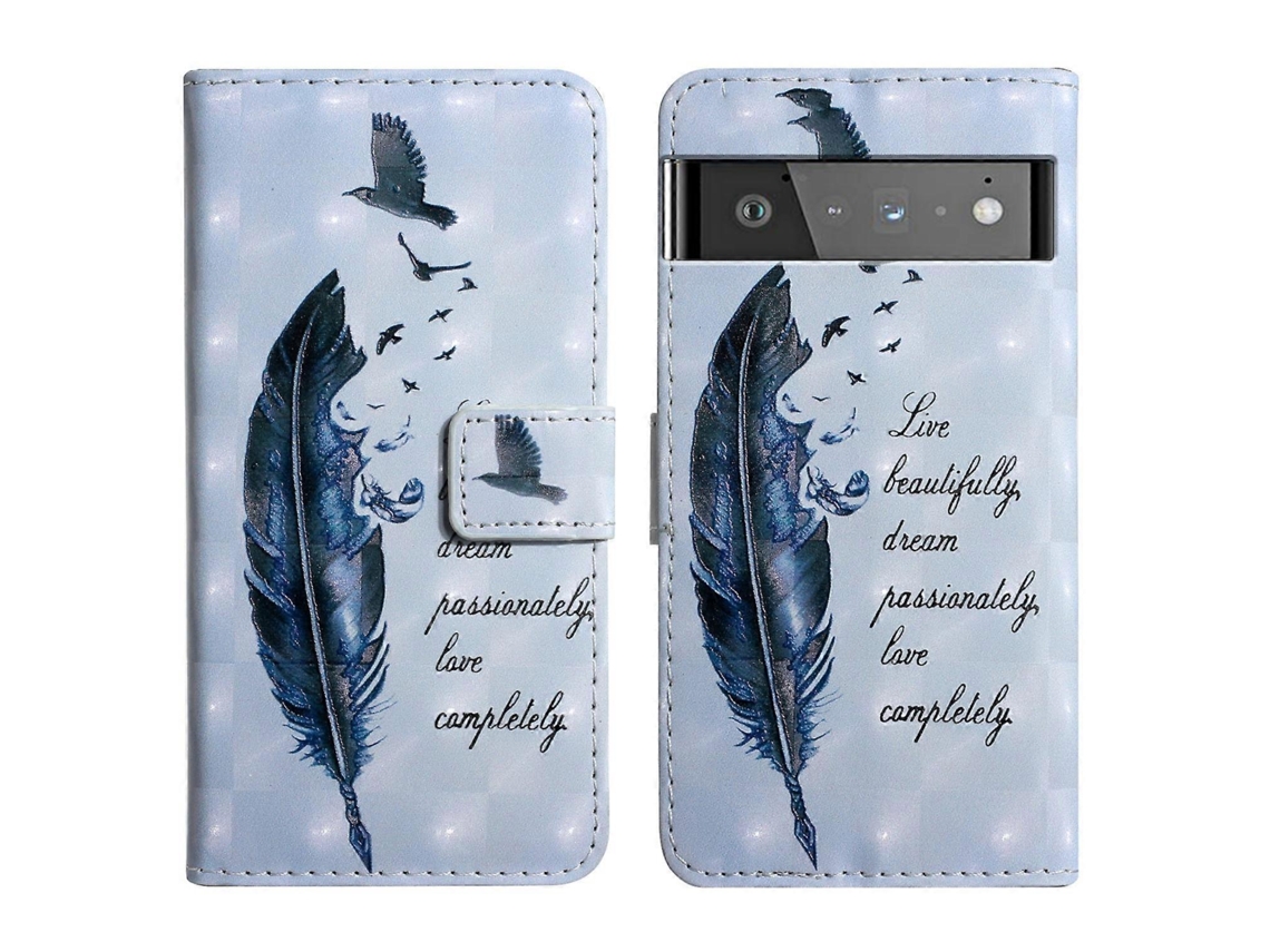 Capa De Couro Para Celular Com Desenho 3d Em Relevo A Óleo