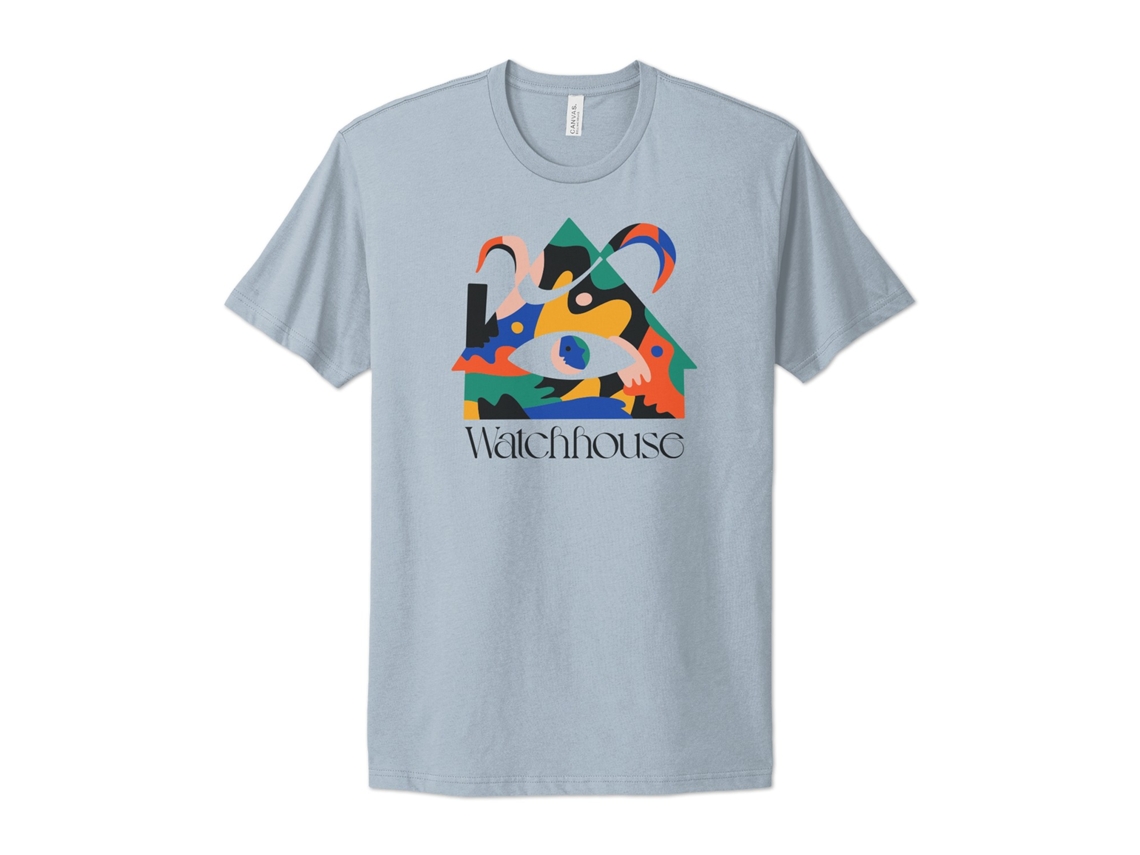 Watchhouse Abstract Blue T shirt ROCKINSTONE Unisex Adults Best Sellers Size:m