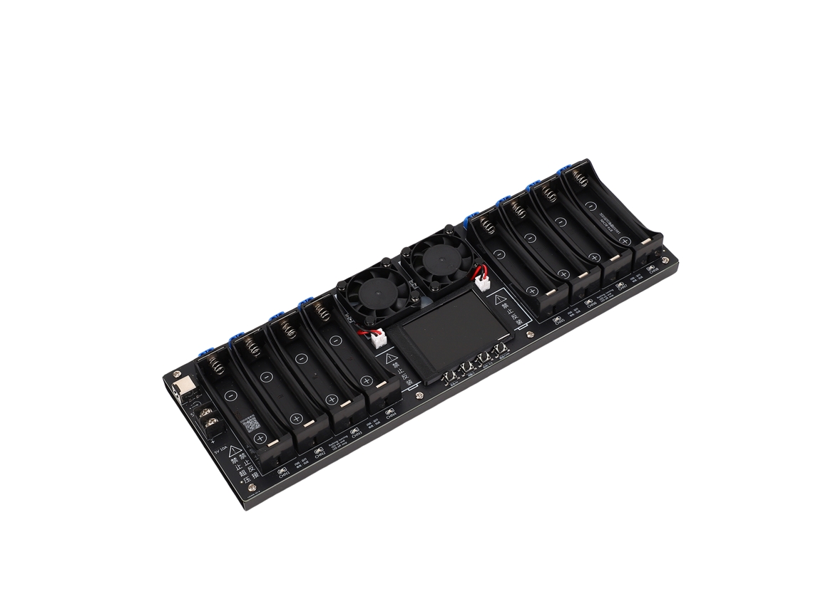 Probador De Baterías 18650 De 8 Canales Com Tela Tft De 2.4 Polegadas Para Medir Capacidade
