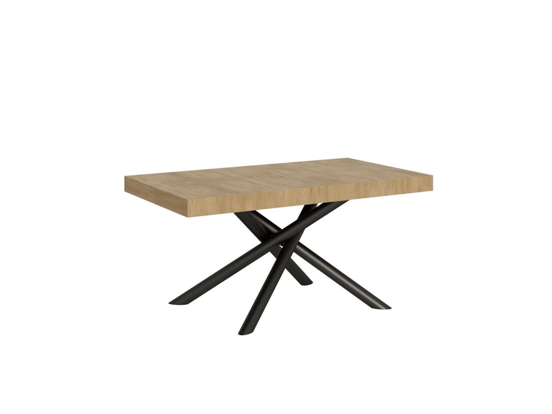Mesa de Refeição ITAMOBY Famas (90x160/264 - Painéis em Melamina - Carvalho Natural)