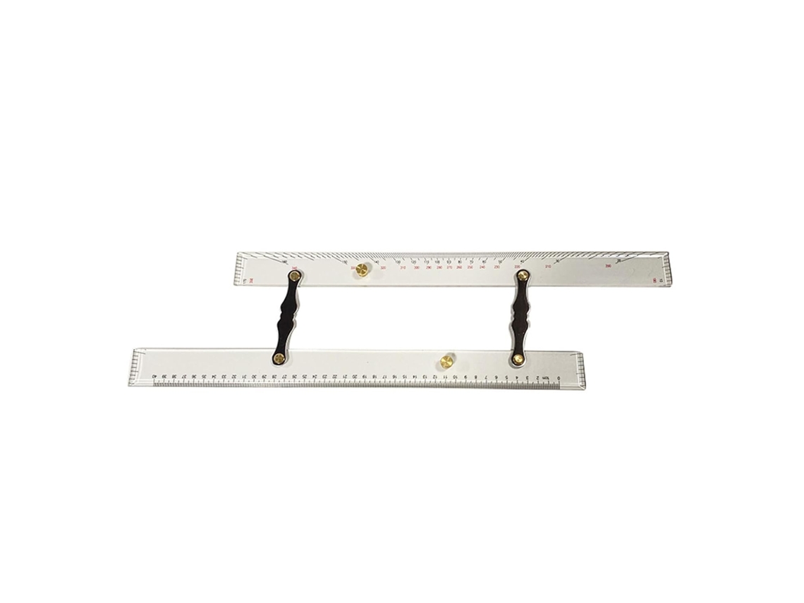 Régua Paralela Náutica Com Braço Metálico, 450 Mm/17, 72 Polegadas