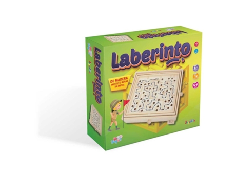 El Laberinto Juego De Mesa Familiar Con Tablero De Madera Jucosurp23